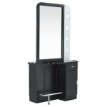 Sliver Steel Mirror Styling Station Salon Equipment SM008