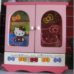 small hello kitty wooden cabinets children&amp;kids furniture in beautiful pink TYB-012