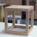 Small particle board bedside table 089