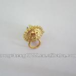 Small plastic handle with gold color for wholesale HSF-102