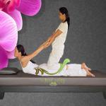 Soild Wood Thai massage bed TM608, thai massage table,Thai style couch TM608