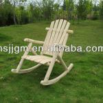 solid outdoor wooden rocking chair JJ-OC06