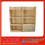 solid pine wood kids bookcase KB-1001 KC-2001