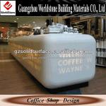 solid surface indoor coffee kiosk design coffee kiosk