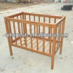 solid wood baby cradle furniture wx-66bed