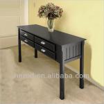 Solid wood console table with drawers JTFT186