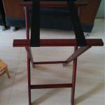 Solid Wood Hotel Luggage Rack JMWR