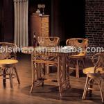 Southeast Style Bar Set, Hand Made Bar Table &amp; High Back Bar Stool BF04-6043