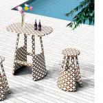 Special 2014 Heavy-duty leisure Bar Plastic Rattan Furniture AR-BC022, AR-BT024