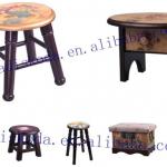 Spendid Small Wood Square Stool 22-045