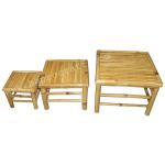 Square bamboo stool (GT 700/3) GT 700/3