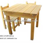 Square Child-sized kids table and chair set / Wooden study table for kids / kids study table chair TC002