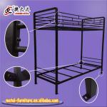 Square tube black student bunk bed BJ-01