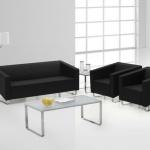 stainess leg office sofa MJ-005