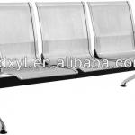 Stainless steel 3-seater airport waiting chair with armrest is offered 5005