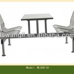 Stainless steel cafeteria tables and chairs WL300-001