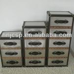 Stainless steel chest of drawer ,antique chest drawers,metal chest trunk 2102214-3/4/5