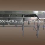 Stainless steel dirty sink table 950679HS150F