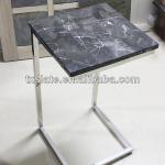 Stainless Steel Frame Side Table,marble table tops bed study table ,stainless steel table sofa table TXJ-17