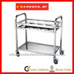 Stainless Steel Hotel Furniture Trolley With Two Shelves KF-HF-9 KF-HF-9