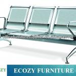 Stainless steel public waiting chair, steel furniture perforated chairs YS-S310