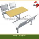 Stainless steel restaurant table and chair set WL300-002 WL300-002