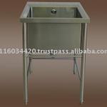 Stainless steel single sink table 951304HS40F