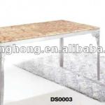 stainless steel table frame for glass dining table DS0003