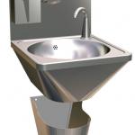 Stainless steel washbasin 061410