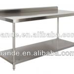 stainless steel work table with under shelf with under shelf 03-1800L  working table