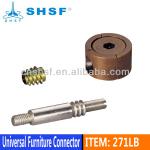 Steel 25mm furniture joint connector 271LB 271LB