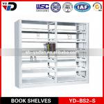 Steel Double Face Book Rack Used Library Furniture YD-BS-2P-P/S