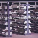 Steel Double Faced Book Rack Used Library Furniture LR-0904DM