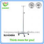 Steel floor stand I.V. poles, floor stand transfusion pole -stainless steel Four Leg IV Poles-HS Transfusion Stand SLV-E4004