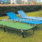 steel foldable camping bed, portable beach bed LFT-3394