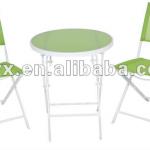 steel folding bistro set YX3136+YX3137