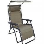 Steel Sun Lounge With Sunshade SV-CS2093