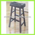 stocklot wooden backless saddle counter stool 01-6842D