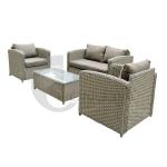 Stylish 4pcs Outdoor Rattan Furniture Conversation Set HJGF063