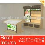 supermarket acrylic cosmetic display shelves C007