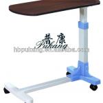 Supply high quality movable hospital dining table with wooden top board F-32 F-32