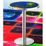 Surfloor liquid fancy table for restaurant table for restaurant