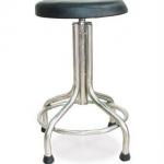 Surgical stainless steel bar stool Hospital Furniture Three-legged / legs screw