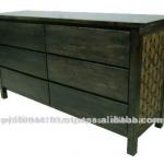 SURIA CANE DRESSER with 6 drawers SURIA CANE