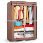 SW Portable Double Door Closet Storage Shoe Organizer Collapsible Garment Wardrobe Contracted cloth folding wardrobe 100NT