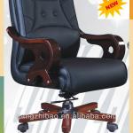 swivel wood boss chair ,italian leather swivel chair AB-045 AB-045