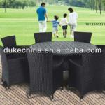 synthetic rattan outdoor furniture round table T02.150C11 9PCS