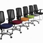 T-081 Staff chairs medium back chairs office chairs with wheels T-081