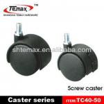 TC40-50 Nylon 50Mm 2&#39;&#39; rubber ball caster with stem top TC40-50