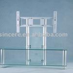 tempered glass TV stand / LCD TV stand / plasma TV stand TS-M-05